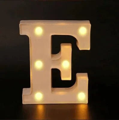 Luxe LED Letter Lamp (A - Z) – Verlichte Letters voor Bruiloft, Verjaardag & Interieur – Sfeerverlichting - Bivakshop