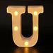 Luxe LED Letter Lamp (A - Z) – Verlichte Letters voor Bruiloft, Verjaardag & Interieur – Sfeerverlichting - Bivakshop