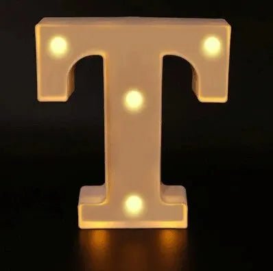 Luxe LED Letter Lamp (A - Z) – Verlichte Letters voor Bruiloft, Verjaardag & Interieur – Sfeerverlichting - Bivakshop