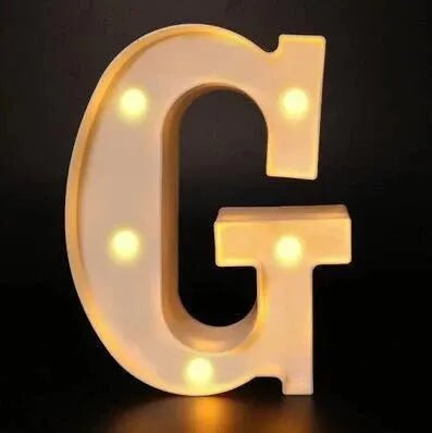 Luxe LED Letter Lamp (A - Z) – Verlichte Letters voor Bruiloft, Verjaardag & Interieur – Sfeerverlichting - Bivakshop