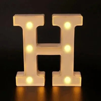 Luxe LED Letter Lamp (A - Z) – Verlichte Letters voor Bruiloft, Verjaardag & Interieur – Sfeerverlichting - Bivakshop