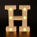 Luxe LED Letter Lamp (A - Z) – Verlichte Letters voor Bruiloft, Verjaardag & Interieur – Sfeerverlichting - Bivakshop