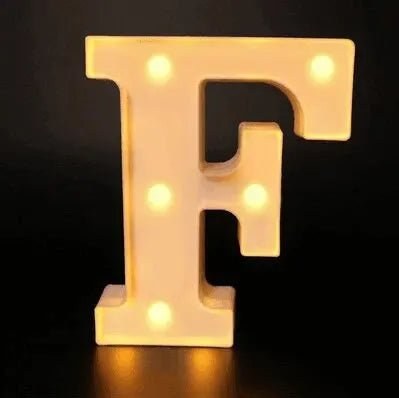 Luxe LED Letter Lamp (A - Z) – Verlichte Letters voor Bruiloft, Verjaardag & Interieur – Sfeerverlichting - Bivakshop