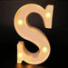 Luxe LED Letter Lamp (A - Z) – Verlichte Letters voor Bruiloft, Verjaardag & Interieur – Sfeerverlichting - Bivakshop