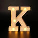 Luxe LED Letter Lamp (A - Z) – Verlichte Letters voor Bruiloft, Verjaardag & Interieur – Sfeerverlichting - Bivakshop