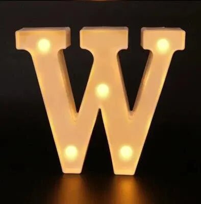 Luxe LED Letter Lamp (A - Z) – Verlichte Letters voor Bruiloft, Verjaardag & Interieur – Sfeerverlichting - Bivakshop