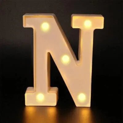 Luxe LED Letter Lamp (A - Z) – Verlichte Letters voor Bruiloft, Verjaardag & Interieur – Sfeerverlichting - Bivakshop