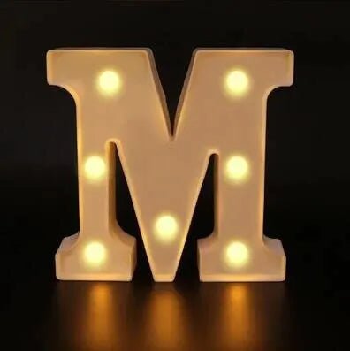 Luxe LED Letter Lamp (A - Z) – Verlichte Letters voor Bruiloft, Verjaardag & Interieur – Sfeerverlichting - Bivakshop