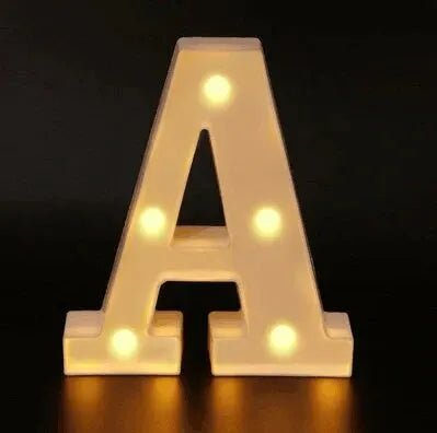 Luxe LED Letter Lamp (A - Z) – Verlichte Letters voor Bruiloft, Verjaardag & Interieur – Sfeerverlichting - Bivakshop