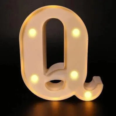 Luxe LED Letter Lamp (A - Z) – Verlichte Letters voor Bruiloft, Verjaardag & Interieur – Sfeerverlichting - Bivakshop