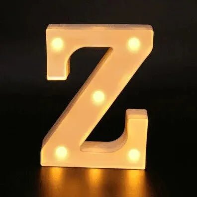 Luxe LED Letter Lamp (A - Z) – Verlichte Letters voor Bruiloft, Verjaardag & Interieur – Sfeerverlichting - Bivakshop