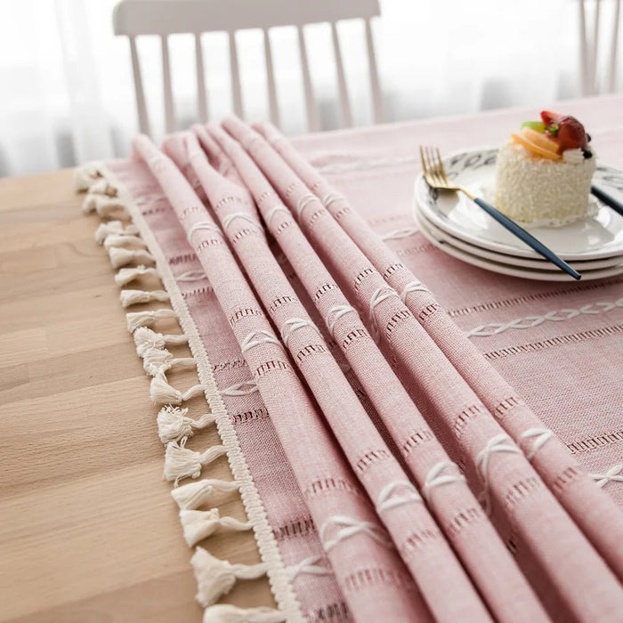 Luxe Tafelkleed Linnen - look - Waterbestendig - Meerdere Varianten - Bivakshop