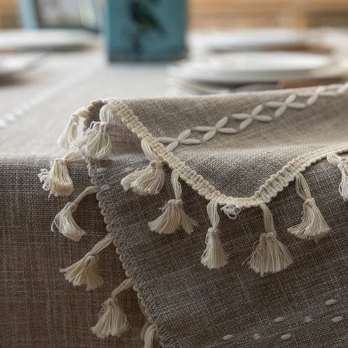 Luxe Tafelkleed Linnen - look - Waterbestendig - Meerdere Varianten - Bivakshop