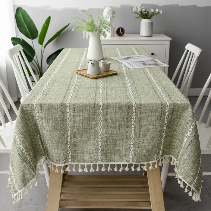 Luxe Tafelkleed Linnen - look - Waterbestendig - Meerdere Varianten - Bivakshop