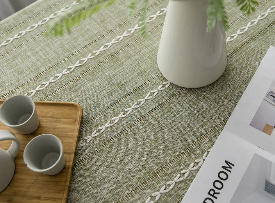 Luxe Tafelkleed Linnen - look - Waterbestendig - Meerdere Varianten - Bivakshop