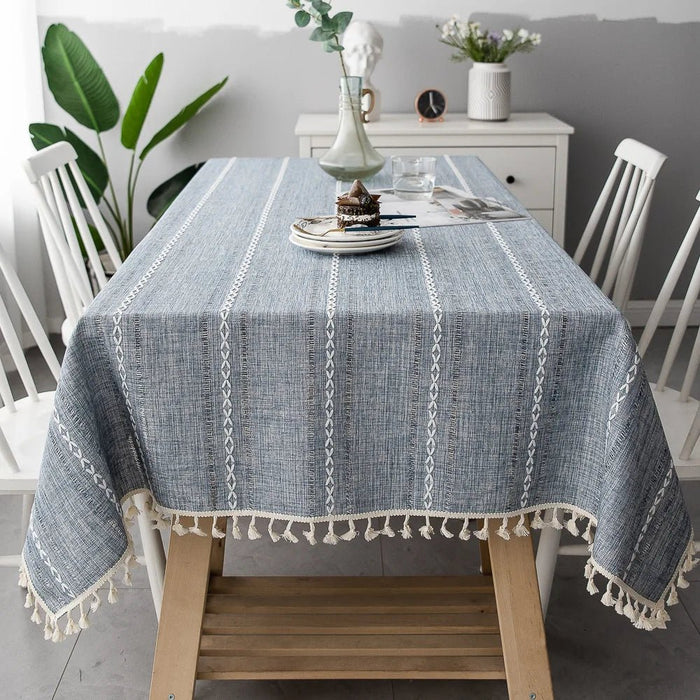 Luxe Tafelkleed Linnen - look - Waterbestendig - Meerdere Varianten - Bivakshop