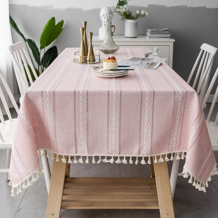 Luxe Tafelkleed Linnen - look - Waterbestendig - Meerdere Varianten - Bivakshop