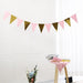 Luxe Vlaggenlijn Set – Driehoekige Banner Slinger – Stijlvolle Feestdecoratie in Diverse Kleuren - Bivakshop
