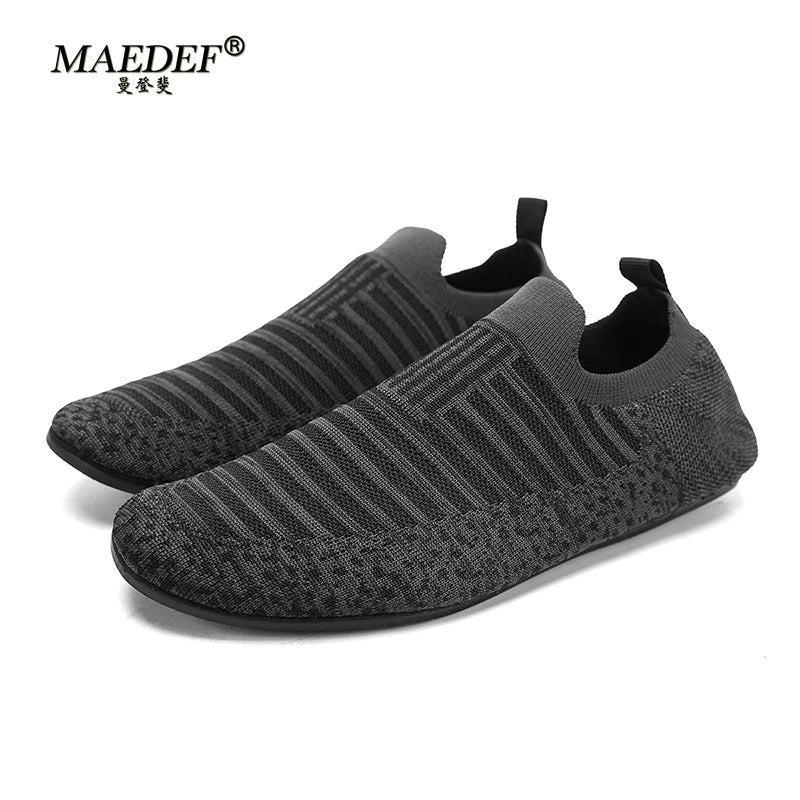 MAEDEF heren slippers – Lichtgewicht & Ademend – Comfortabele mocassins voor thuis & buiten - Bivakshop