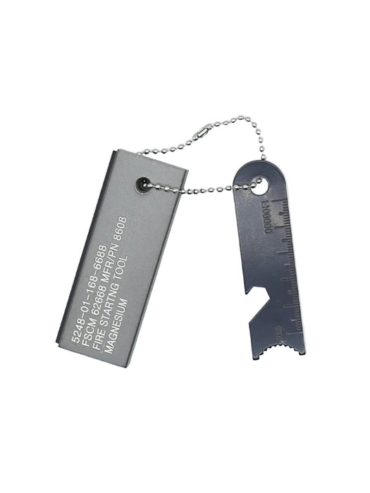 Magnesium Firestarter Stick – Met Houten Handvat & Flint Kit voor Survival - Bivakshop