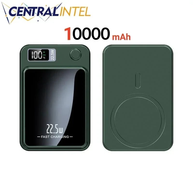 Magnetische draadloze oplader - Powerbank 22 5w 30000mah - iPhone 15 14 13 12 pro - Bivakshop