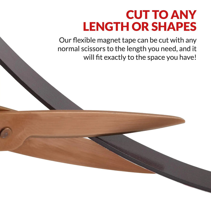 Magnetische strip flexibel - Zelfklevend - 2 meter - Ideaal voor industrieel gebruik - Bivakshop