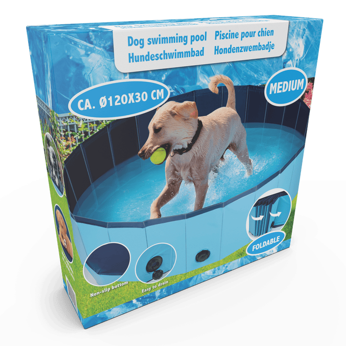 Maxxpro - Hondenzwembad – Medium (M) – Opvouwbaar & Slijtvast – Verkoeling voor Honden - Bivakshop