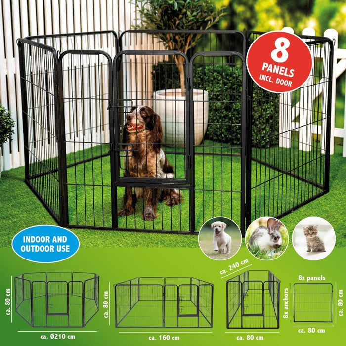 Maxxpro - Pet Bench Opvouwbare Puppyren / Konijnenren (210x80 cm) - Bivakshop