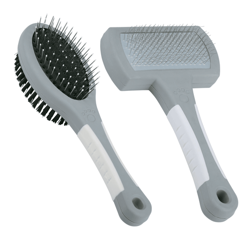 MaxxPro - Verzorgingsset Hond en Kat - 3 - delig Grijs - Bivakshop