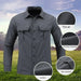 Men's Lightweight Quick - Drying Shirt Tactical Casual Military Long - Sleeved Cargo Shirt Breathable Sport Sunscreen Hiking Shirt - Bivakshop