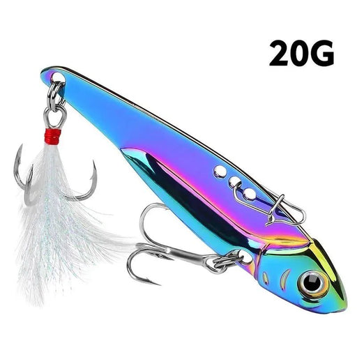 Metal VIB Lure (20g) – High - Vibration Trillingskunstaas met 3D Ogen - Bivakshop