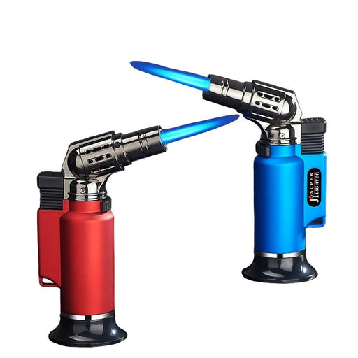 Metalen Turbo - Aansteker – Winddicht – Krachtige Vlam (Roken, Koken & Hobby) - Bivakshop