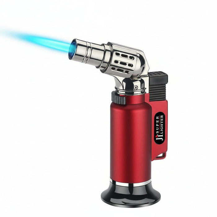 Metalen Turbo - Aansteker – Winddicht – Krachtige Vlam (Roken, Koken & Hobby) - Bivakshop