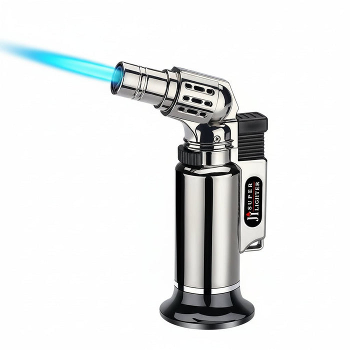 Metalen Turbo - Aansteker – Winddicht – Krachtige Vlam (Roken, Koken & Hobby) - Bivakshop