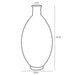 Mica Decorations - Firenza Flesvaas 59cm - Lichtroze - Bivakshop
