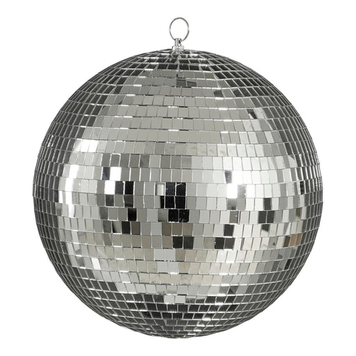 Mica Decorations - Kerst Disco Bal – Zilver – Ø30 cm – Feestelijke & Sprankelende Decoratie - Bivakshop