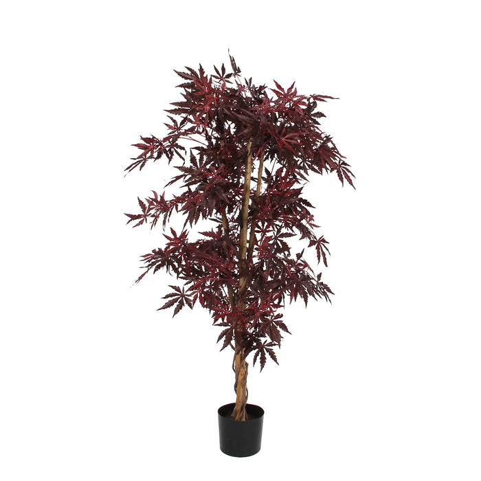 Mica Decorations - Maple Red In Plastic Pot - H150Xd80Cm - Bivakshop