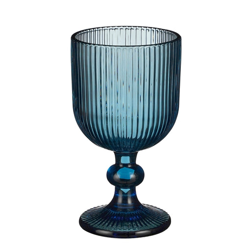 Mica Decorations - Merlot Wijnglas 250ml - Set van 6 - Blauw - Bivakshop