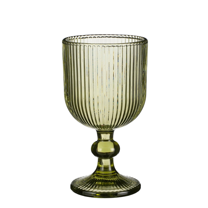 Mica Decorations - Merlot Wijnglas 250ml - Set van 6 - Lichtgroen - Bivakshop