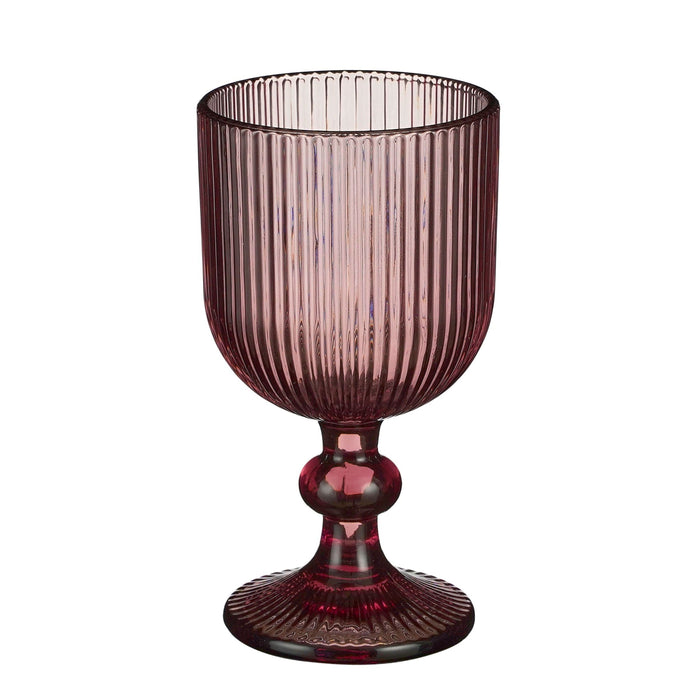 Mica Decorations - Merlot Wijnglas 250ml - Set van 6 - Paars - Bivakshop