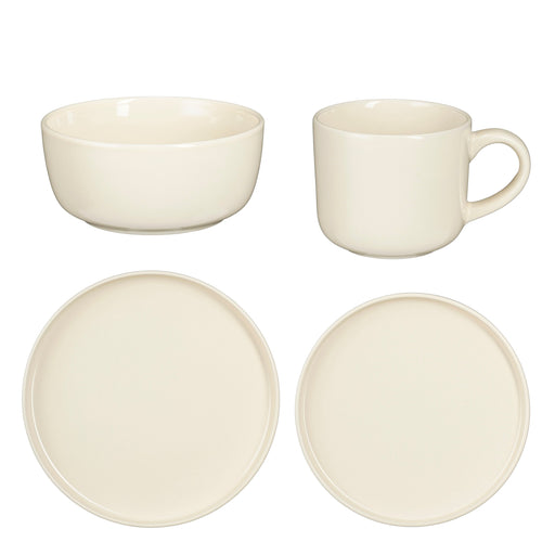 Mica Decorations - Ozzu Serviesset 16 - delig - Off White - Bivakshop