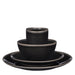Mica Decorations - Tabo Serviesset 16 - delig - Zwart - Bivakshop