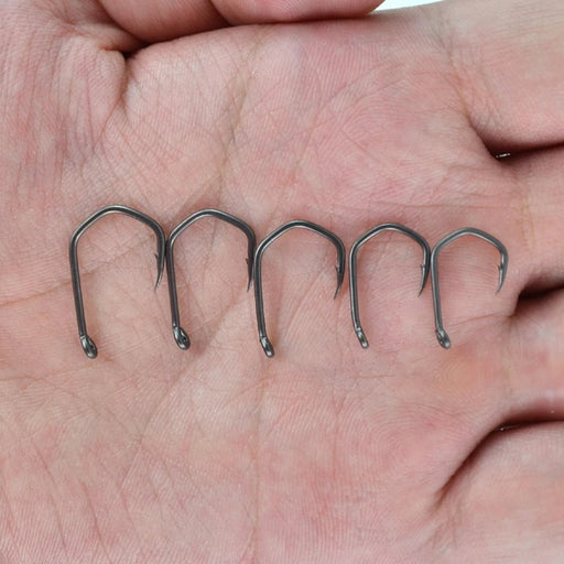 Micro Barb Eyed Hooks (15x) – PTFE High Carbon End Tackle - Bivakshop