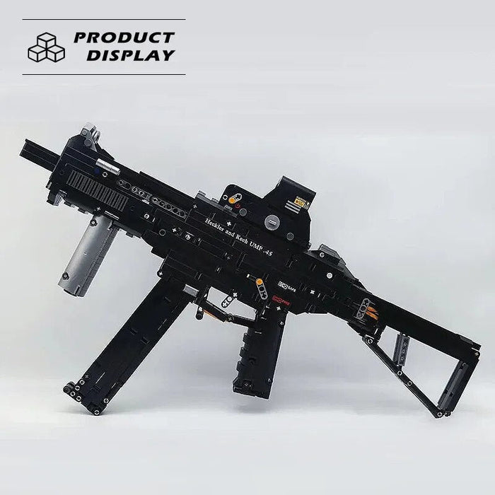 Militaire blokken - UMP45 model bouwstenen ww2 pistool - Bivakshop
