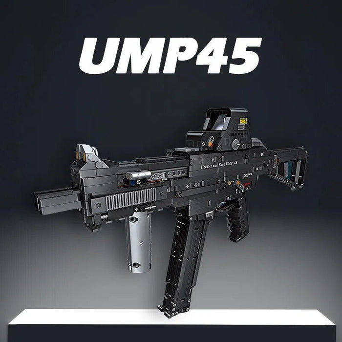 Militaire blokken - UMP45 model bouwstenen ww2 pistool - Bivakshop