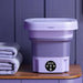 Mini wasmachine 8L – opvouwbaar – met centrifugefunctie - Bivakshop