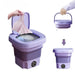 Mini wasmachine 8L – opvouwbaar – met centrifugefunctie - Bivakshop