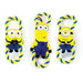 Minions - Pluche Hondenspeeltje met Flostouw - Bob / Stuart / Kevin - 28 cm - Bivakshop