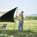 Mobi Garden camping tarp – Zwarte coating, waterdicht & zonwerend - Bivakshop