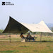 Mobi Garden camping tarp – Zwarte coating, waterdicht & zonwerend - Bivakshop